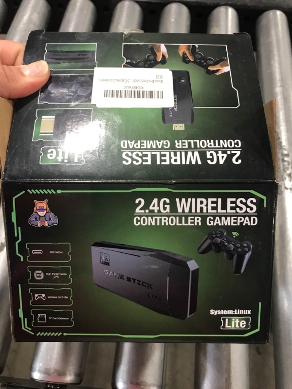Photo 1 of LINIREAU Retro Game Stick - Revisit Classic Games with Built-in 9 Emulators, 20,000+ Games, 4K HDMI Output, and 2.4GHz Wireless Controller for TV Plug and Play (64 G)
