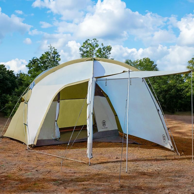 Photo 1 of 
EVER ADVANCED 2 Person Camping Tent, Lightweight Backpacking Tent with Aluminum Frame Water-Proof, Portable Bikepacking Tent for Hiking, Motorcycle Travel and Mountaineering
