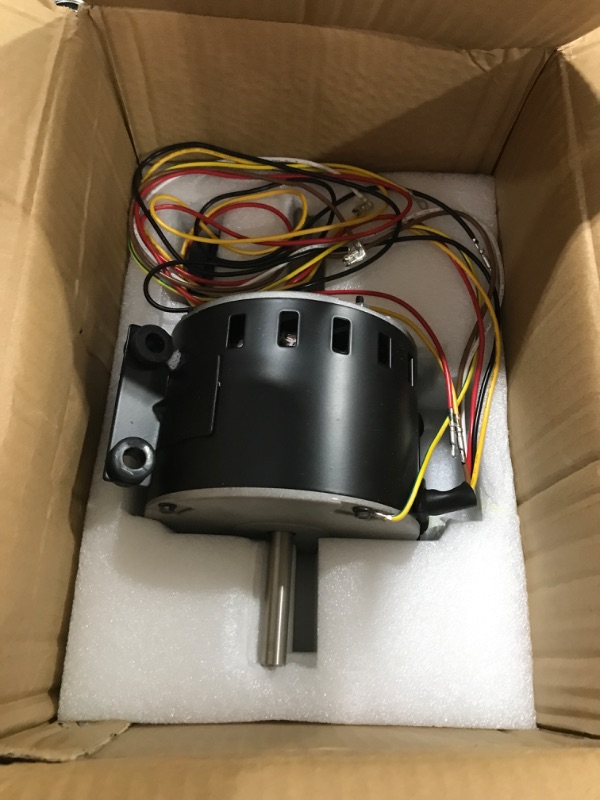 Photo 2 of 3315332.005 AC Condenser Fan Motor, Air Conditioner Motor Fan Brisk Air II for Dometic 3315332.005 for NBK Y7L423C032L (20435)