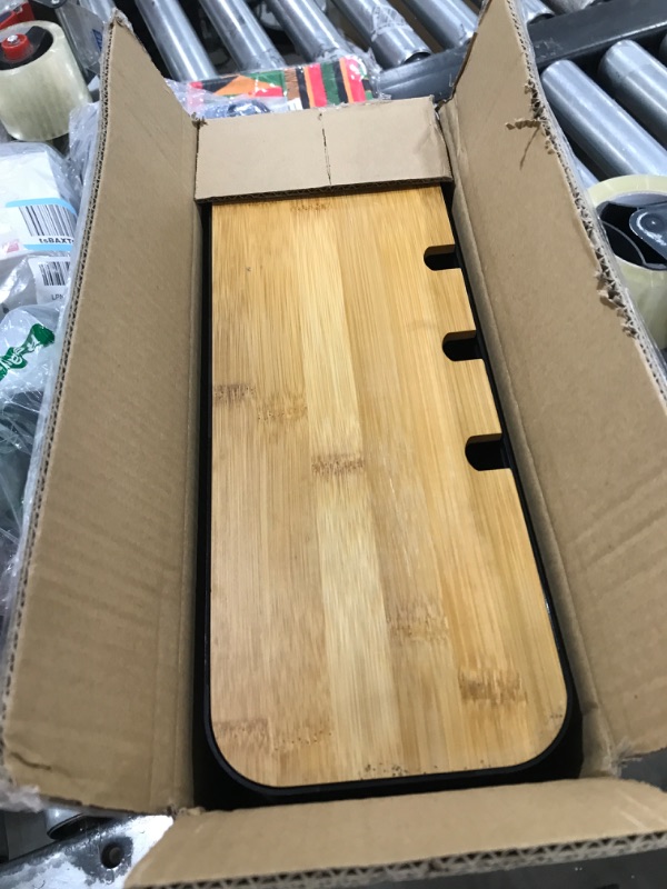 Photo 1 of Cable Management Box| Power Stripe Organizer|Cord Organizer Box| Hide and Conceal Power Strips and Electrical Cords from TVs, Computers, and Desks| Keep Pets Safe (Black Large)