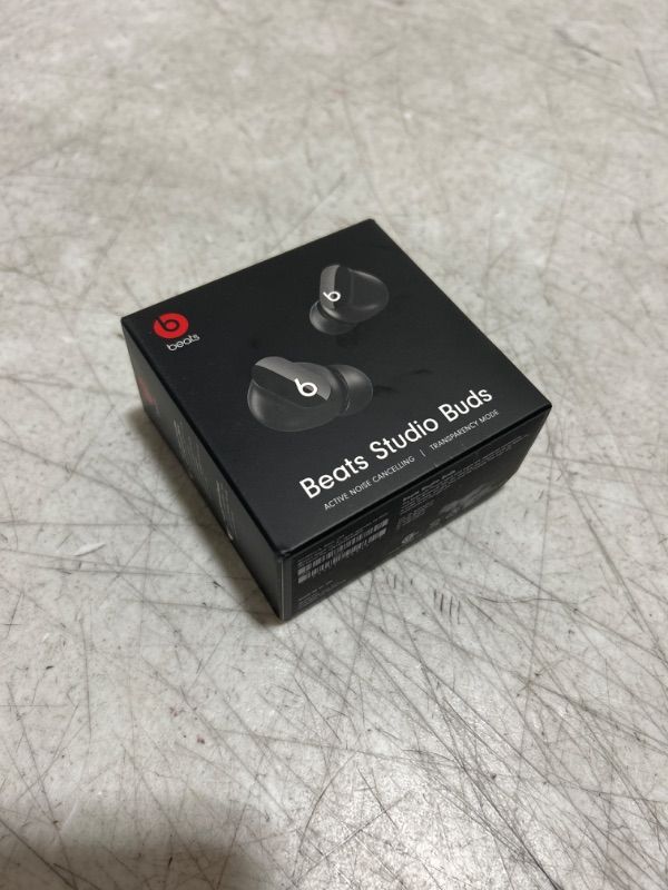 Photo 5 of Beats Studio Buds - True Wireless Noise Cancelling Earbuds - Compatible with Apple & Android, Built-in Microphone, IPX4 rating, Sweat Resistant Earphones, Class 1 Bluetooth Headphones - Black Black Studio Buds Without AppleCare+