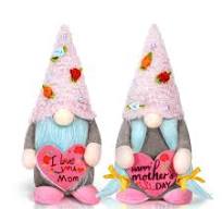 Photo 1 of Spring Gnomes Plush,Mothers Day Gnome Gifts for Mom,Tulip Gnome Mothers Day Decorations,Faceless Dwarf Doll Swedish Dwarf Elf Ornaments, Mothers Day Birthday Gifts for Women