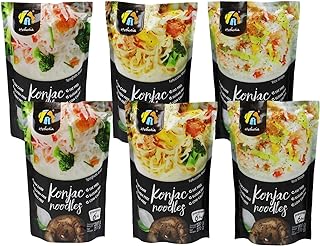 Photo 1 of Hethstia Shirataki Noodle Low-Carb Pasta and Rice Variety Pack- Spaghetti, Fettuccine and Rice, Low Calorie Konjac Pasta Gluten Free, Vegan, Keto and Paleo-Friendly(9.52 oz, 6 Packs)