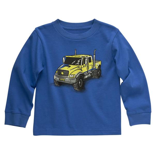 Photo 1 of Carhartt Toddler Boy's Long Sleeve Truck T-Shirt
