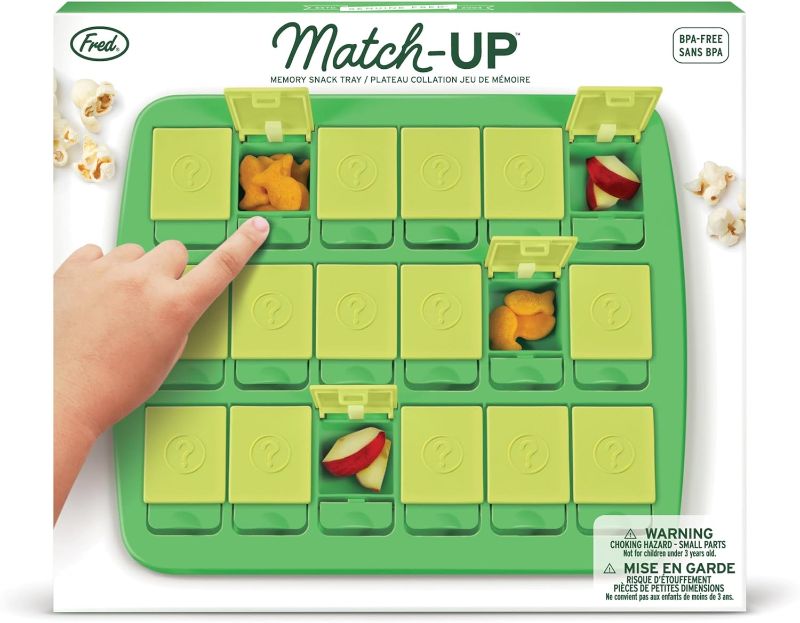 Photo 1 of Genuine Fred, Match UP Memory Snack Tray Green Travel-Friendly Tray Measures 10 x 8.75 inches
