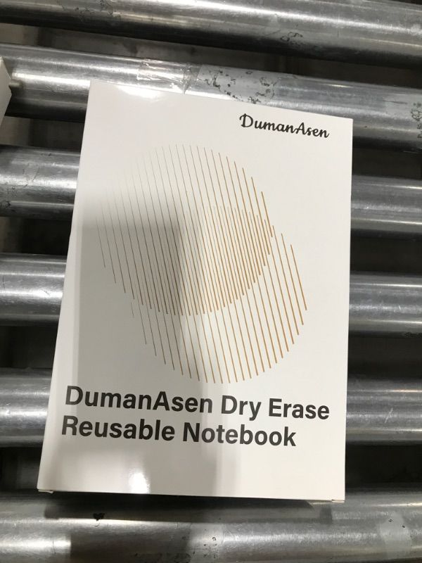 Photo 1 of Dumanasen Dry Erase Whiteboard Notebook, 9.4"x6.6" Reusable White Board, Portable Desk Whiteboard for Meeting & Business, Perfect for School, Home, Office (Deep Gray)
