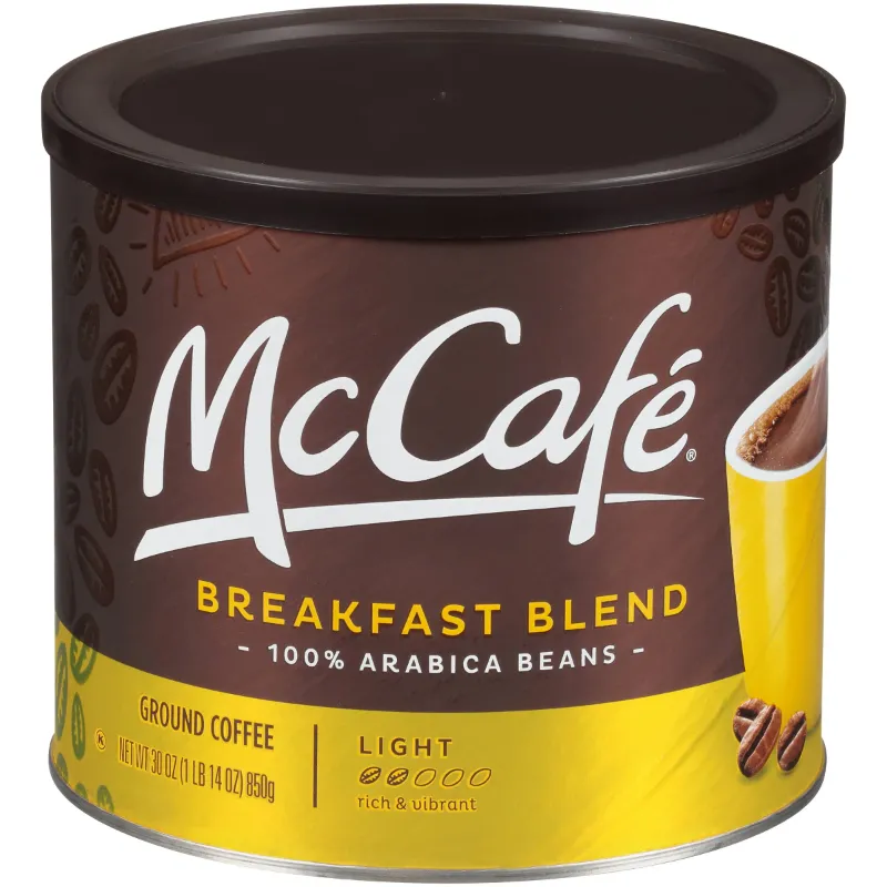 Photo 1 of McCafe Coffee, Ground, Breakfast Blend, Light - 30 oz- JUN 18/2024