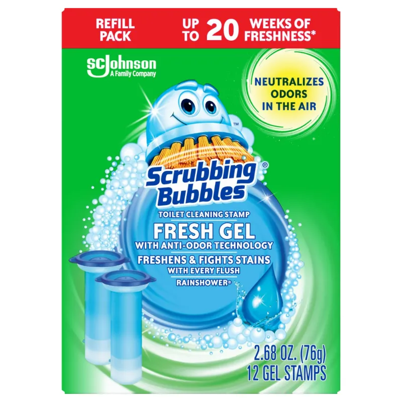 Photo 1 of Scrubbing Bubbles Toilet Cleaning Stamps Fresh Gel

