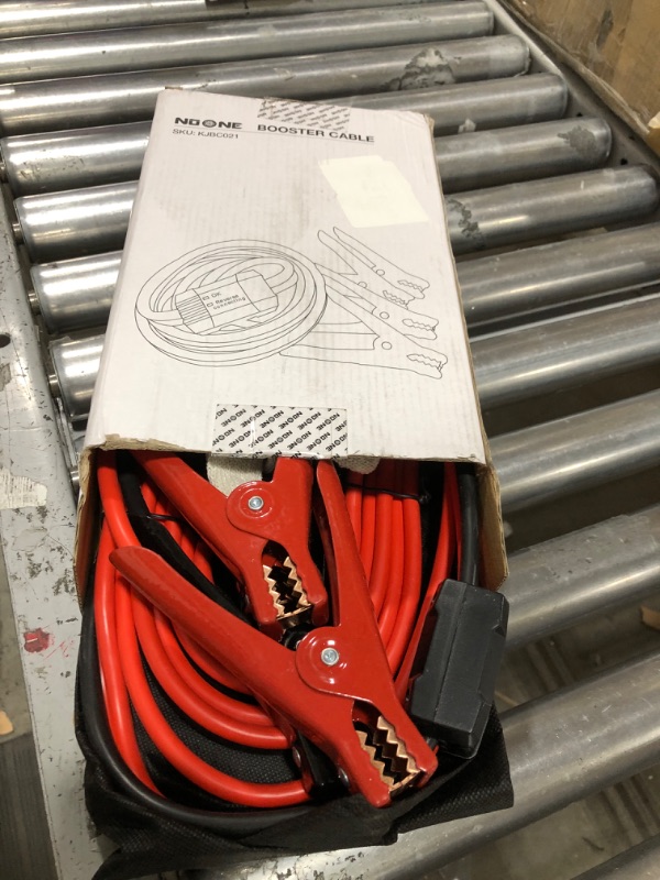 Photo 2 of NOONE Jumper Cables with Smart-6 Protector, Professional Booster Cables 6 Gauge 16Feet (6AWG x 16Ft) with Carry Bag Included
