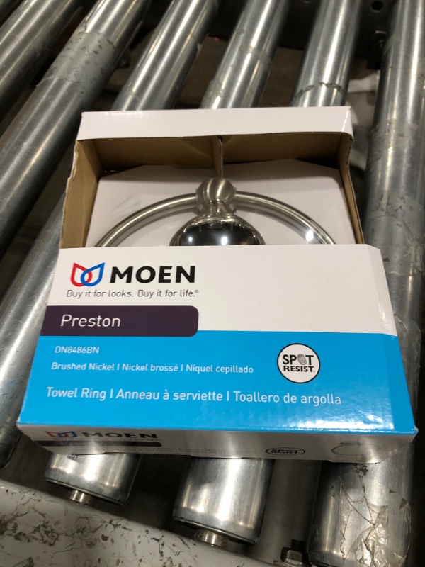 Photo 1 of Moen Preston Towel Ring in Chrome - New in Package
