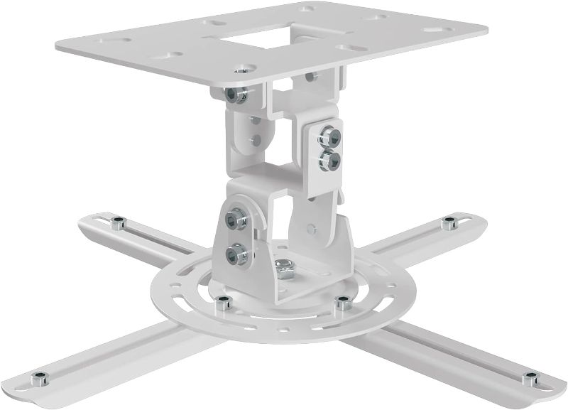 Photo 1 of XINLEI Universal Projector Ceiling Mount Low Profile Projector Mount w/Retractable Arms and Multiple Adjustment Function PR14W
