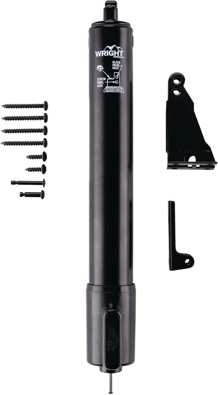 Photo 1 of Wright Products V2012BL Heavy Duty Tap-N-Go Pneumatic Closer, Black
