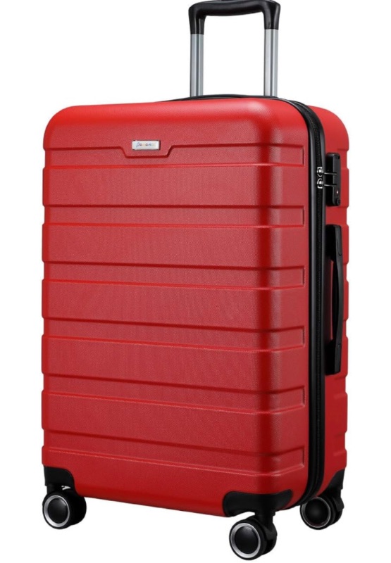 Photo 1 of Panana 28 Carry on Luggage PC Durable Suitcase with Wheels TSA Lock, Lightweight Hardshell Checked Luggage?Red?