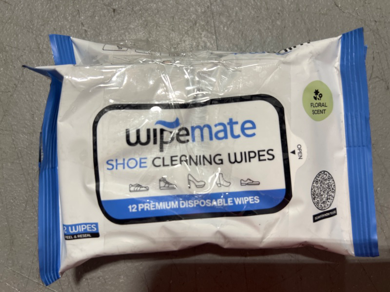 Photo 2 of 2 PACK Shoe Cleaner Wipes for Men and Women's Shoes - Effortless Luxury Shoe Cleaning & Care for Fine Footwear! 12 ct Flow Pack (1-pack) Flow Pack