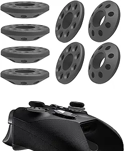 Photo 1 of 8 Pieces Precision Rings Compatible with PS4/PS5/Xbox One/Xbox Series X S/Switch PRO Controller Thumbstick Adjustment Aim Assist Target Motion Rings Silicone Easy Hard Strength
