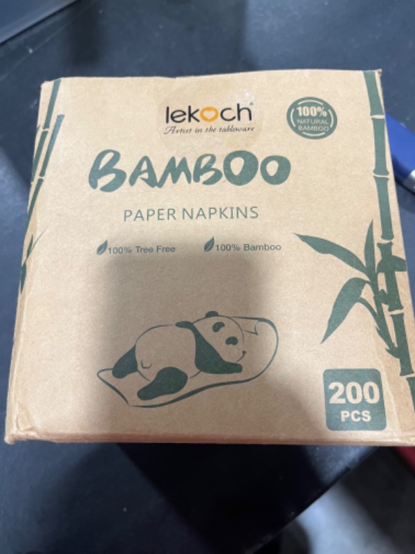 Photo 1 of Bamboo Paper Napkins 200pcs