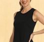Photo 1 of JOJOANS Ice Silk Workout Top Tank Top for Women Sleeveless Workout Shirts Athletic Crop Top Running Gym Yoga Tops medium 