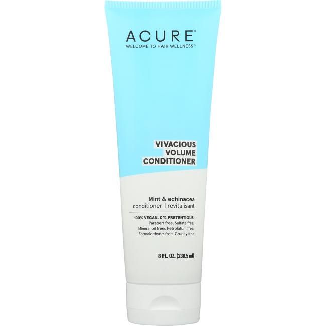 Photo 1 of Acure Vivacious Volume Conditioner | Mint & Echinacea Volume Regimen: Lift and Nourish Fine, Fragile Hair for Fullness and Body, 8 Fl Oz 8 Fl Oz (Pack of 1)