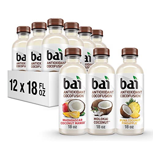 Photo 1 of Bai Cocofusions Variety Pack 18 Fl Oz Bottles 12 Pack- Best by Aug 29 2024
