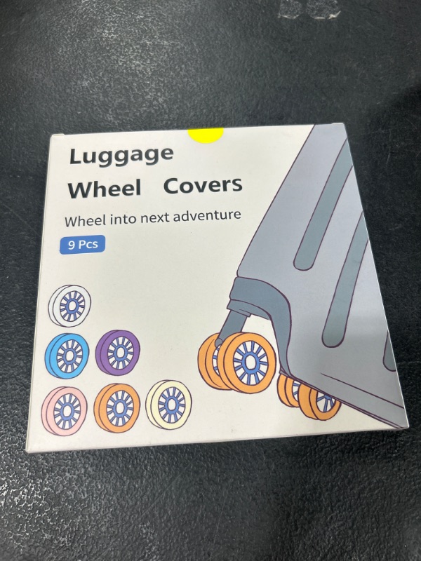 Photo 1 of 9Pack Luggage Suitcase Wheels Cover Carry on Luggage Wheels Cover for most 8-spinner Wheels Luggage Sets gold