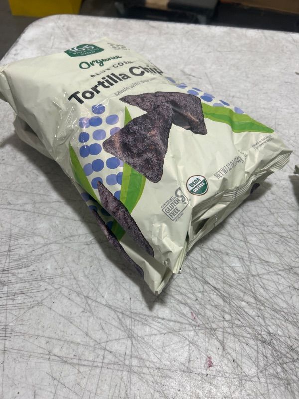 Photo 2 of 365 by Whole Foods Market, Organic Blue Corn Tortilla Chips, 12 Ounce (Pack of 2)