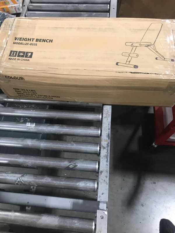 Photo 1 of Weight Bench Press, Adjustable Workout Benches for Home Gym Dumbbell Exercise, 800 LB Stable Incline Decline Bench for Full Body Workout, 2 Sec Fast Folding Strength Training Sit up Bench Classic Black