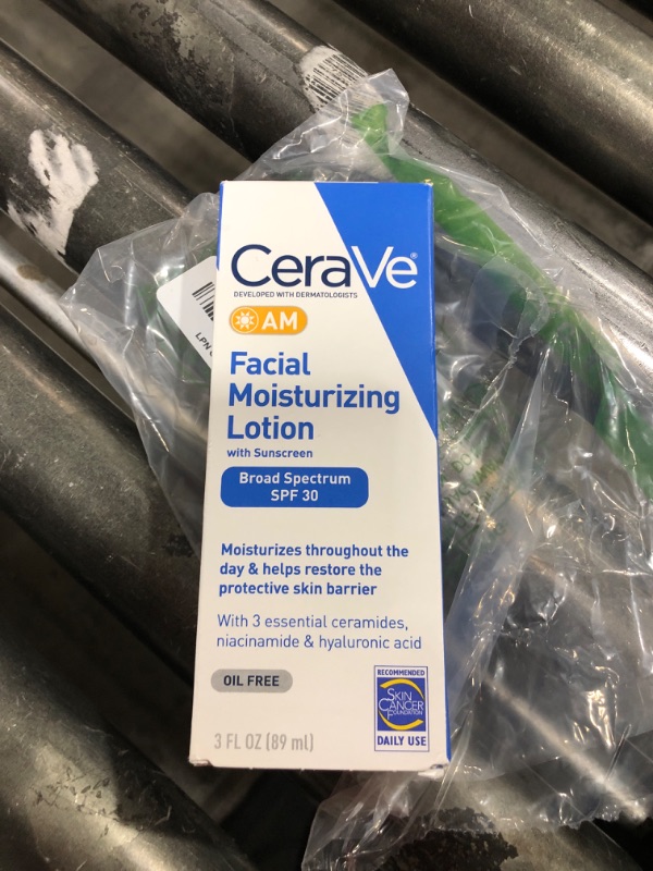 Photo 2 of  CeraVe AM Lotion Face Moisturizer with SPF 30 Normal to Oily Skin Sun Protection 3 Fl Oz 