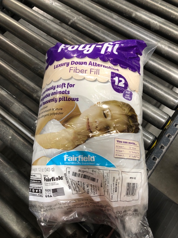 Photo 2 of  Silky Poly-Fil® Fiber Fill by Fairfield™ 12oz Bag 