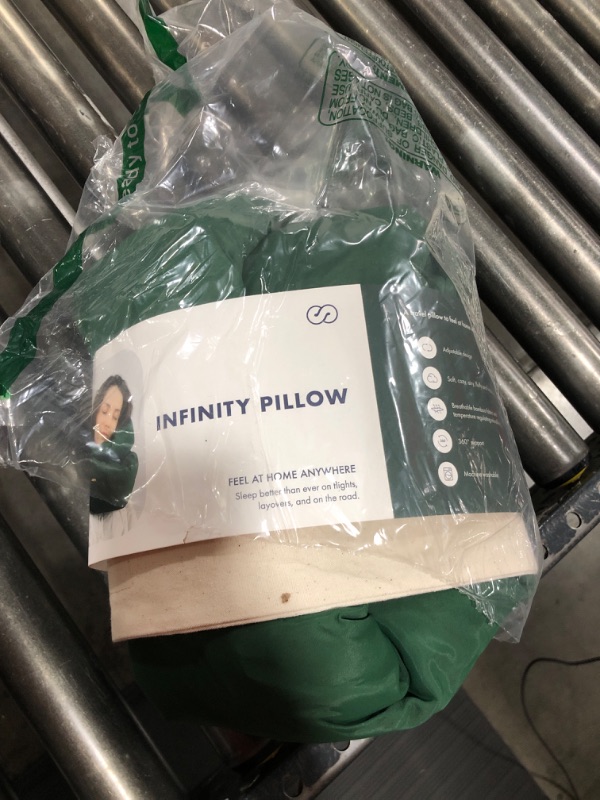 Photo 2 of  Huzi Infinity Pillow - Travel Neck Pillow - Versatile Soft 360 Support Scarf - Machine Washable - Home Travel Flight Road Trips 