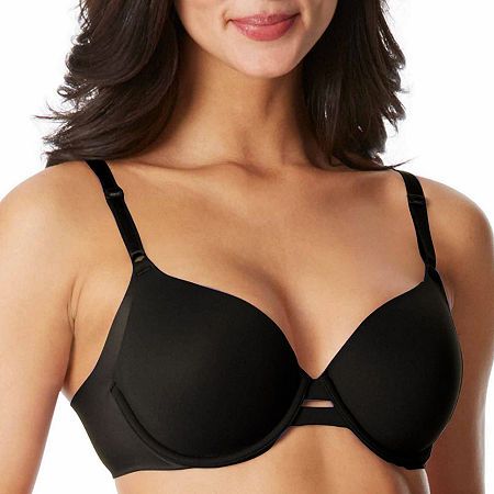 Photo 1 of  Warner's Women's No Side Effects Underwire Contour Bra in Black (1356) | Size 40C | HerRoom.com 