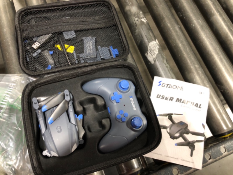 Photo 1 of  S350 Drone with Camera for Adults, Mini Drones for Kids with 1080P HD FPV Live Video, Remote Control Helicopter Toys Gifts for Boys Girls, Altitude Hold, One Key Start, 3D Flips, 2 Batteries 