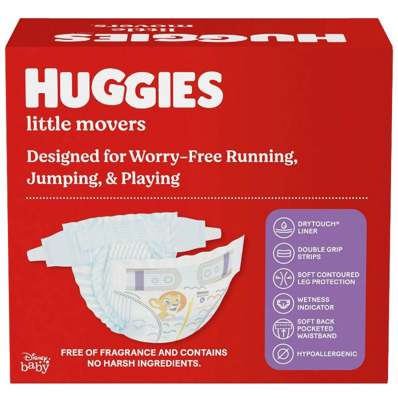 Photo 1 of  Huggies Little Movers Baby Disposable Diapers - Size 5 - 60ct 