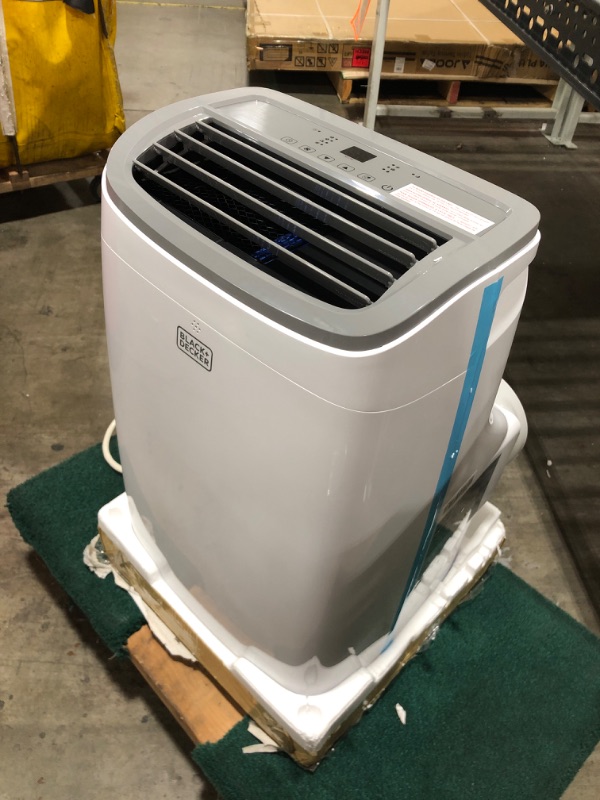 Photo 2 of  BLACK+DECKER 8 000 BTU Portable Air Conditioner up to 350 Sq. with Remote Control White 