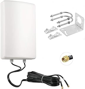 Photo 1 of 11dBi High Gain 2x2 MIMO Panel Antenna for 4G LTE & 5G Cellular Hotspots, Routers, & Gateways, T-Mobile Home Internet, Verizon, AT&T, T-Mobile Telus, Bell Cell Signal Booster, Eifagur
