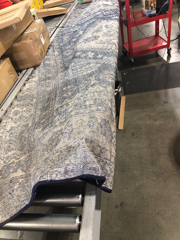 Photo 1 of AREA RUG, BLUE, UNKNOWN SIZE 