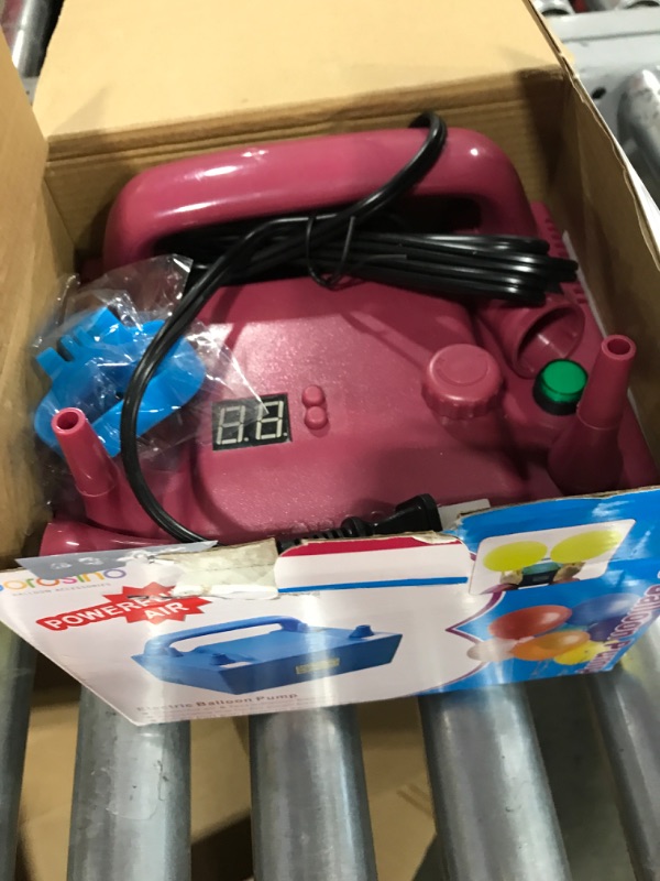 Photo 2 of ?2022 All New? OriGlam Portable Electric Balloon Blower Pump, Dual Nozzle Balloon Air Inflator, 110V 680W with 2 Inflation Nozzles for Decoration