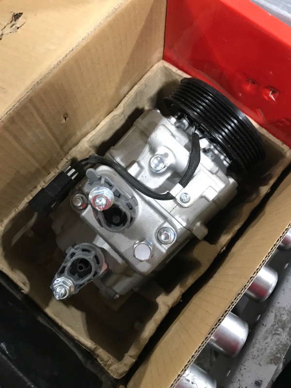 Photo 2 of A-Premium Air Conditioner AC Compressor with Clutch Compatible with Ford Explorer 2.0L 2012-2013, Edge 2.0L 2012-2015, Turbocharged, 6 Grooves (Not 4 Grooves)