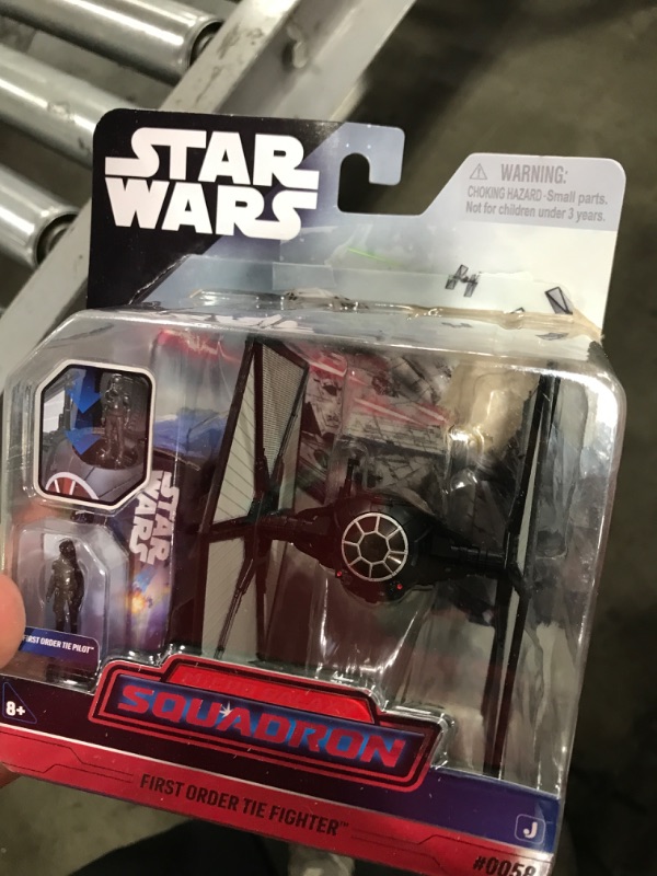 Photo 2 of STAR WARS Micro Galaxy Squadron First Order TIE Fighter Mystery Bundle - 3-Inch Light Armor Class and Scout Class Vehicles with Accessories