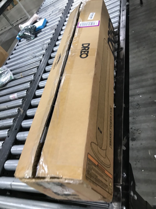 Photo 1 of Dreo Tower Fans Bundle with Bladeless Oscillating Fan, Smart WiFi Voice Control, Remote Control, 8 Speeds, 4 Modes, Timer Snow White Electric Fan + Tower Fan