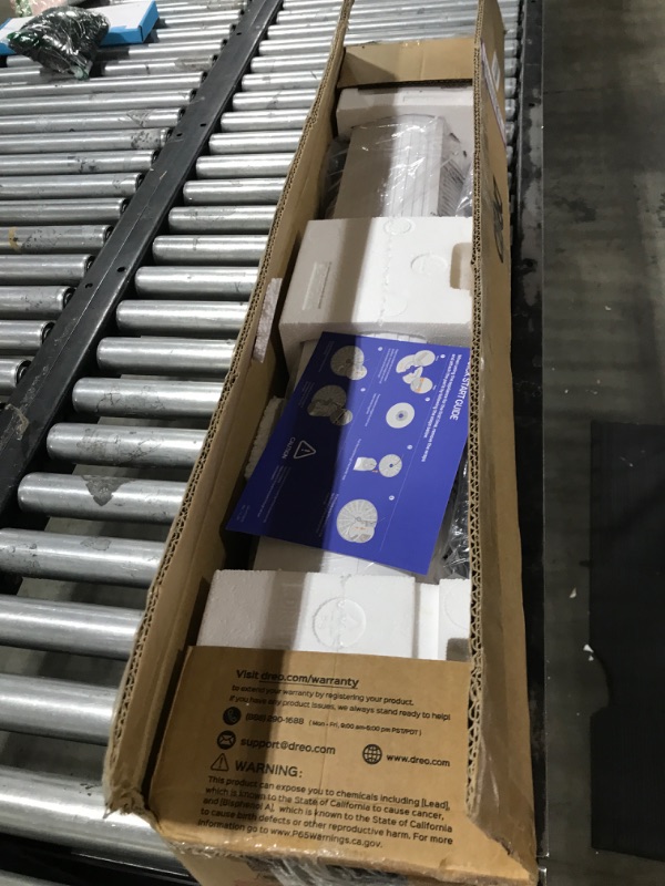 Photo 1 of Dreo Tower Fans Bundle with Bladeless Oscillating Fan, Smart WiFi Voice Control, Remote Control, 8 Speeds, 4 Modes, Timer Snow White Electric Fan + Tower Fan