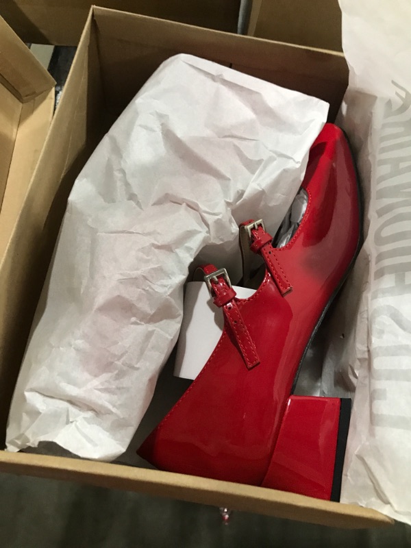 Photo 1 of 6.5 womens red heels 