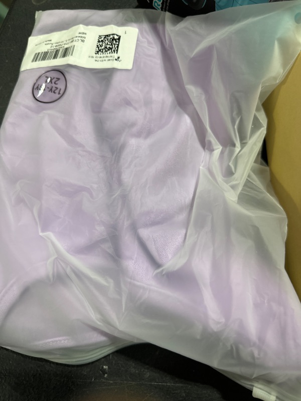 Photo 2 of blibean Tween Girls 2024 Elegant Ruffle Short Sleeve Shirt Size 6-15 Years 12-13 Years A Purple