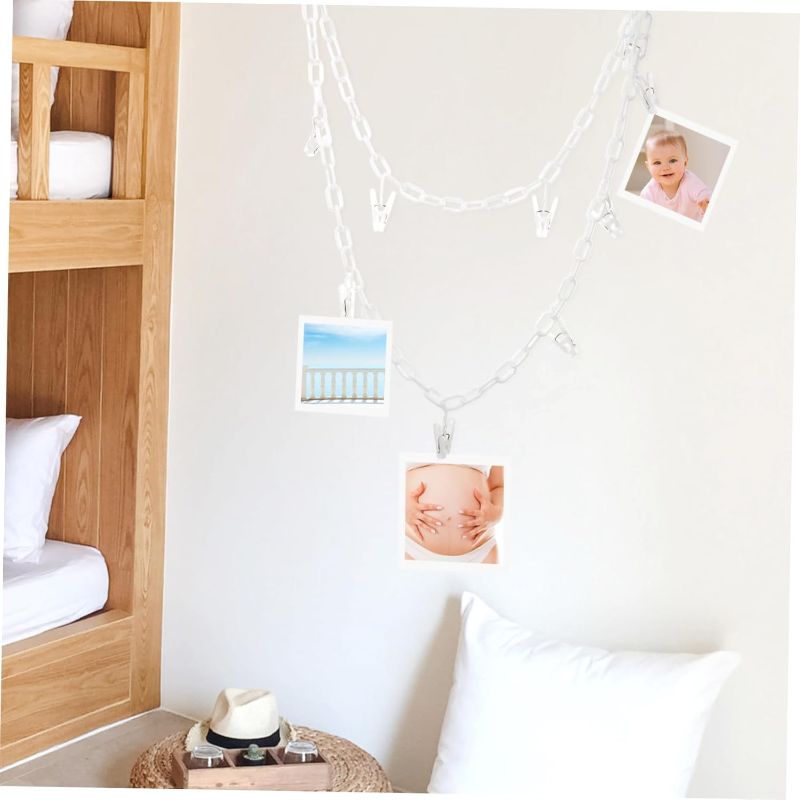 Photo 1 of  3 Sets Toy Storage Rack White Plastic Hanging Child Hook