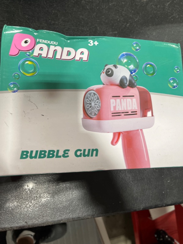 Photo 1 of Bubble , Bubble Machine Gun for Toddlers, Bubble Maker Machine with Bubble Refill Solution, LED Light, Bubble Blaster Gun Toys Outdoor, Birthday Christmas Wedding Gift