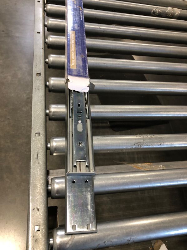 Photo 1 of 1 Pair Heavy Duty Drawer Slides 22 inch Soft Close Ball Bearing Drawer Slides - LONTAN 4502S3-22 Drawer Rails Heavy Duty 100 LB Capacity Full Extension Drawer Slides 22'' Drawer Slides 1 Pairs