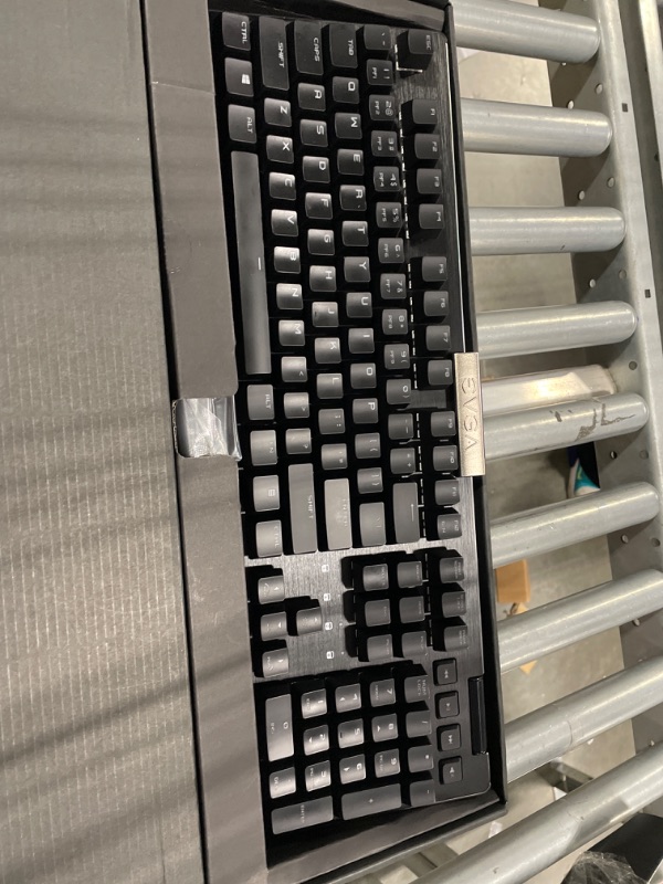 Photo 3 of EVGA Z15 RGB Gaming Keyboard, RGB Backlit LED, Hotswappable Mechanical Kailh Speed Silver Switches (Linear), 821-W1-15US-KR