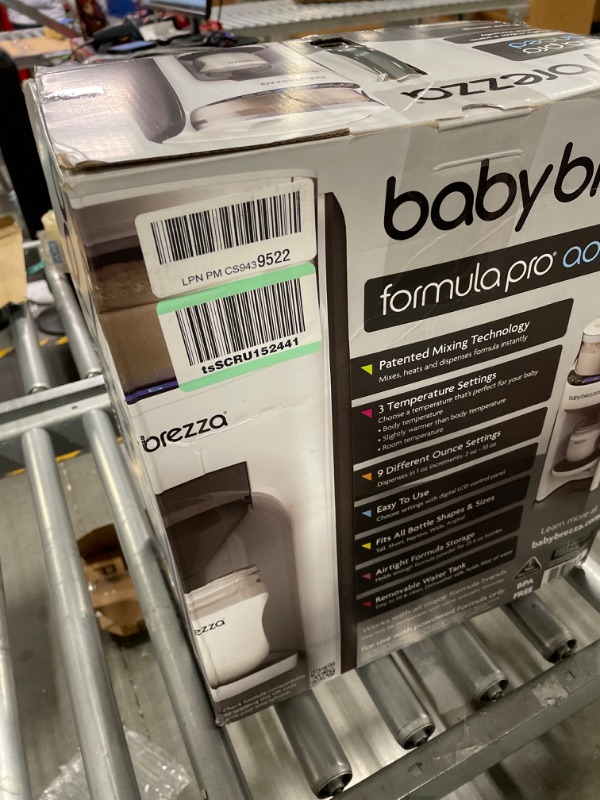 Photo 2 of New and Improved Baby Brezza Formula Pro Advanced Formula Dispenser Machine - Automatically Mix a Warm Formula Bottle Instantly - Easily Make Bottle with Automatic Powder Blending