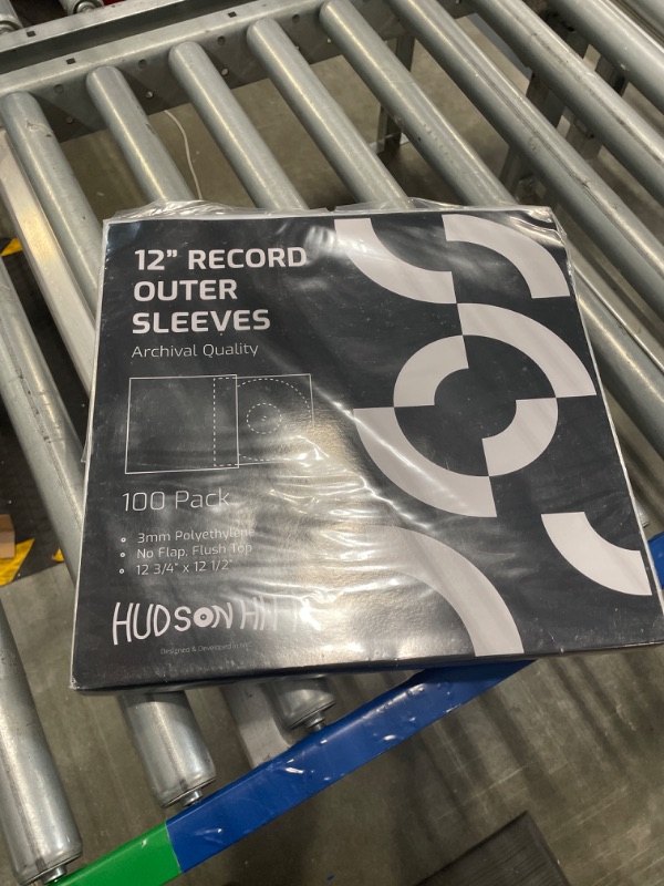 Photo 2 of Hudson Hi-Fi Vinyl Record Outer Sleeves Covers - Premium Clear Vinyl Record Sleeve 100-Pack - Protect Your LP Albums from Scratches, Dirt & Dust - 3mm Thick No-Acid Exterior Disc Cover 100 Outer