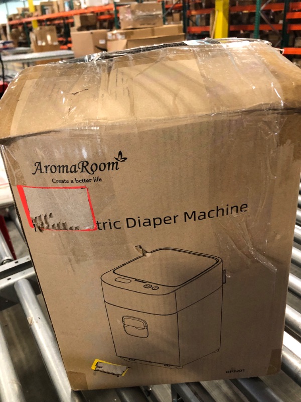 Photo 2 of AromaRoom Diaper Pail Fully Anti-Odor, Individually Sealed Odor-Locking, Odor Free Baby Diaper Trash Can, Hands-Free Auto-Packing & Changing Bags DP3201-2