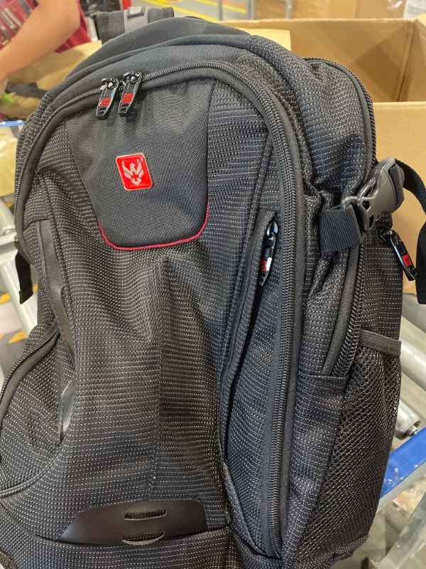 Photo 1 of Swiss Eagle SmartScan Laptop Backpack with USB Port and Shoe Compartment designed to fit 15-inch Notebook Black